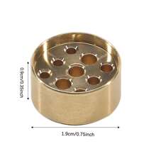 1pc Elegant Plum Blossom Incense Holder - Aesthetic Metal Burner For Serene Spa, Yoga, Meditation - Durable Home & Room Decor, Perfect Gift Idea - Multicolor - View 4