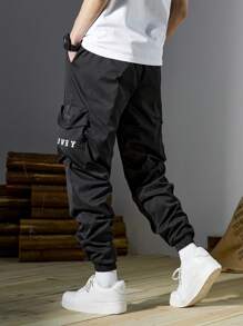 Pantalones para hombres - Negro - Ver 4