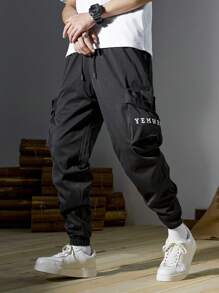 Pantalones para hombres - Negro - Ver 7