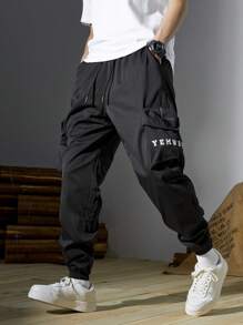 Pantalones para hombres - Negro - Ver 1