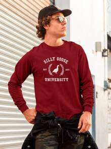 Silly Goose University Sweatshirt GOLA 1185 Fluxo FX - 紫紅色 - 查看 5