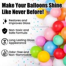 Balloon Enhancing Brightening Spray, Long-Lasting Shine With Polishing Effect, 100ml (Enough For About 50pcs 12-Inch Balloons), - Black - View 2