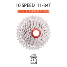 ZTTO 10 Speed Road Bike Cassette 11-25 11-28 11-30 11-34 11-36 Gravel 10s Bicycle Freewheel 10v 10Speed 4700 105 Compatible