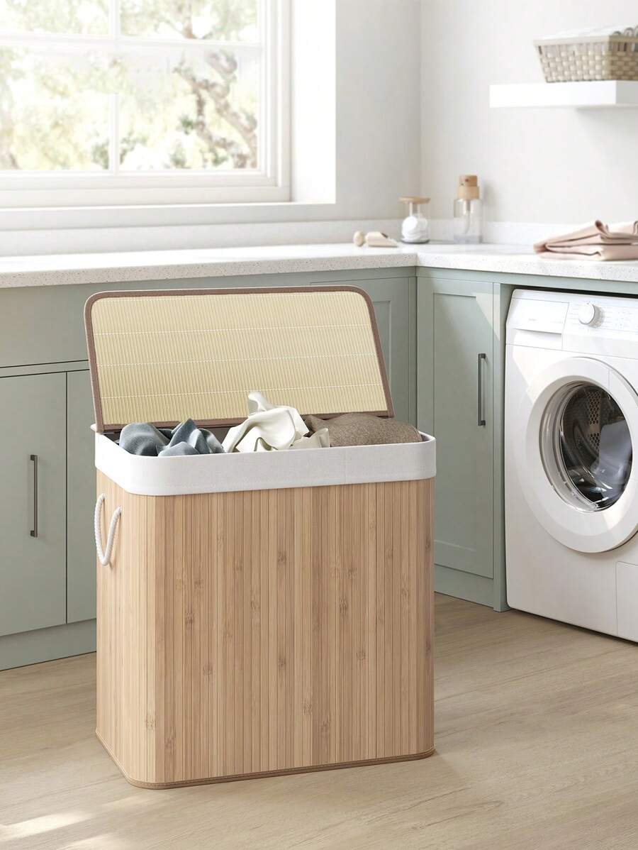SONGMICS Laundry Baskets - 木質色 - 查看 1