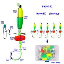HENGJIA Catfish Float Rigs, Catfishing Tackle Floats With Rattler Rigs For Catfish Fishing 6/0 8/0 10/0 Circle Luminous Hooks - Multicolor - View 23