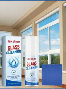 1入組玻璃清潔劑，清潔玻璃塵埃、雜質、頑固污漬，鏡面清晰如水晶 - 白色 - 查看 1