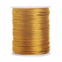 100m/Rolo Cordão Trançado de Nylon de 1,5mm para Nós Chineses, Acabamento, Fabricação de Joias, Pulseiras e Colares