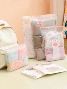 4pcs Waterproof Baby Clothes Storage Bags For Maternity Packing Love Valentine
