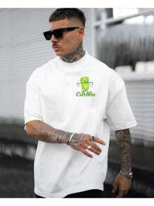 Basic T-Shirt Style More Run More Money Fashion Streetwear Tumblr - White - View 2