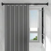 1 pezzo Supporto universale per tenda da doccia, senza necessità di forare, per tende, finestre, caffetterie, armadi, cabine, asciugatura, stoccaggio - Accessori per il bagno di casa, Decorazioni per il bagno di casa, Estate Back to School