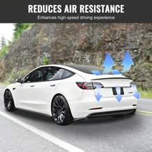 GT Wing Car Spoiler  48.2 Inch Spoiler  Compatible With TeslaModel3  High Strength ABS Material  Baking Paint  Car Rear Spoiler Wing  Racing Spoilers For Cars  Matte Black - Black - View 7