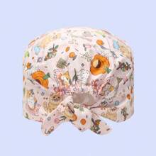 Nurse Cap, Beautician, Pet Shop Worker Cap, Unisex Surgical Cap With Rear Tie, Suitable For All Seasons - M955 - View 5