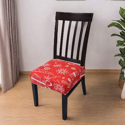 1/2/4/6 pezzi Coprisedia, coprisedia elastici e rimovibili in tessuto per protezione di sedie da pranzo per ufficio, casa, hotel, riunioni, decorazione domestica, decorazione natalizia, forniture per feste