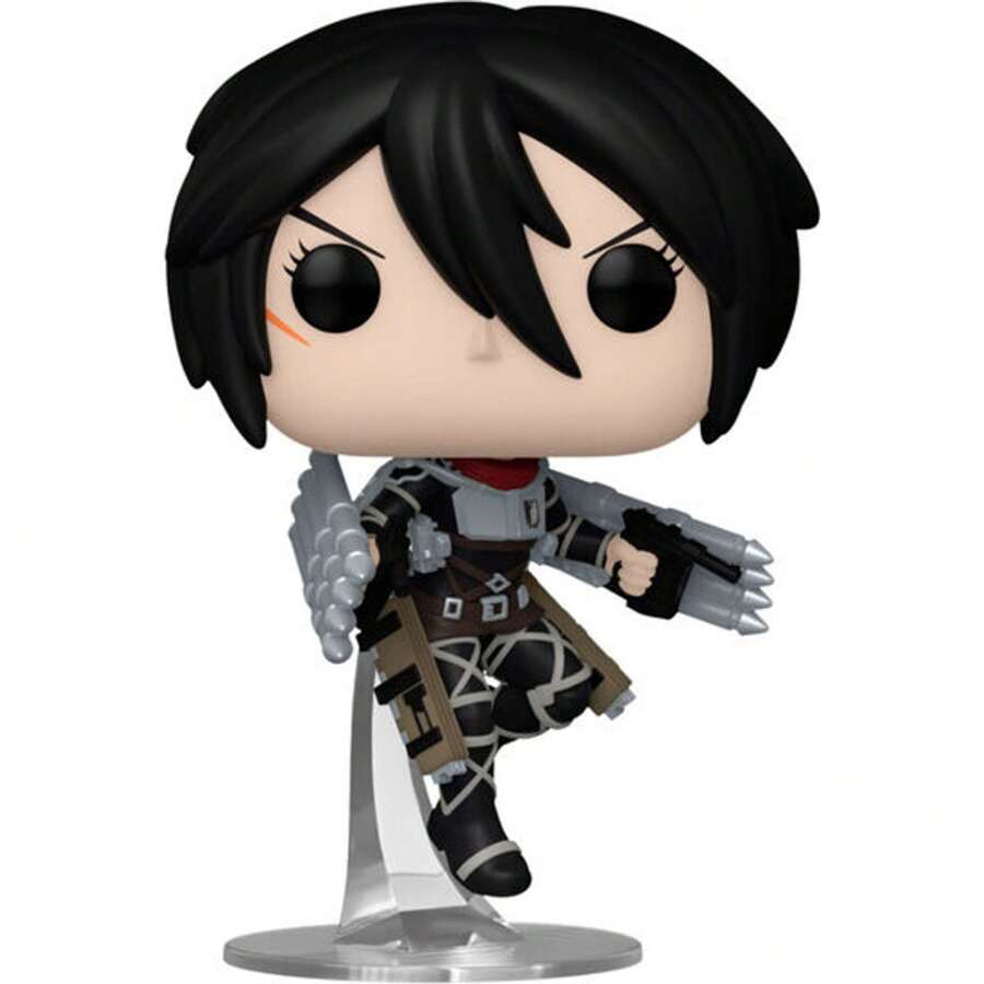 POP FIGURE ATTACK ON TITAN MIKASA ACKERMANN - Funko Pop Limited Edition Collectible - Funko Pop Detailed And Realistic Design - Funko Pop Ideal For Gift - Funko Pop Great Variety Of Characters - 彩色 - 查看 1