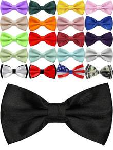 1pc/2pcs Solid Color Men's Business/Party/Wedding Bow Tie, Elegant And Stylish Accessory For Boyfriend/Husband Gift - Multicolor - View 8