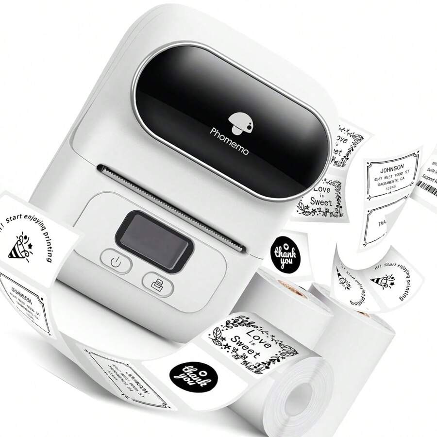 Phomemo Phomemo Label Maker 3 Label Set - M110 Address Label Printer ...