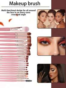 Bộ cọ trang điểm 20/29 chiếc bao gồm: 1 hộp đựng cọ trang điểm, 20 cọ trang điểm, 3 miếng mút trang điểm, 1 băng đô, 2 dây đeo cổ tay, 2 bông phấn trang điểm, bộ cọ trang điểm, túi đựng đồ trang điểm, bộ dụng cụ trang điểm di động, thích hợp cho bảng phấn mắt, phấn mắt dạng lỏng, phấn phủ, kẻ mắt, son môi, son bóng, cọ môi, cọ phấn mắt, cọ phấn phủ, cọ nền, gel vuốt tóc, mi giả, keo dán mi, v.v. Túi đựng đồ trang điểm, túi đựng đồ vệ sinh cá nhân, hộp sắp xếp bàn làm việc, túi đựng mỹ phẩm, túi đựng đồ trang điểm, túi đựng đồ trang điểm, túi đựng đồ trang điểm - Nhiều màu - Xem 4