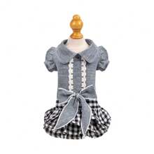 Robe pour chien, salopette décontracté respirante et confortable de style princesse mignonne, tenue légère pour le printemps/été pour chiens de petite/moyenne taille