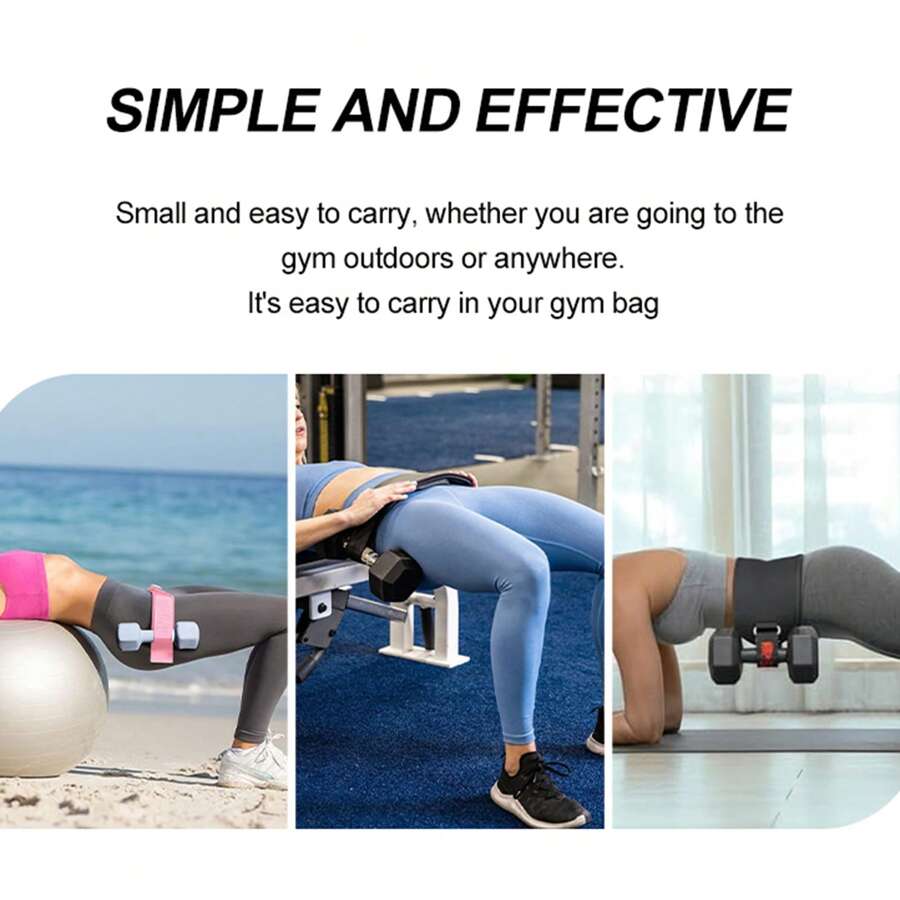 ABAHUB ABAHUB 1pc Fitness Sweating Hip Bridge Belt, Thrust Training