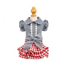 Robe pour chien, salopette décontracté respirante et confortable de style princesse mignonne, tenue légère pour le printemps/été pour chiens de petite/moyenne taille