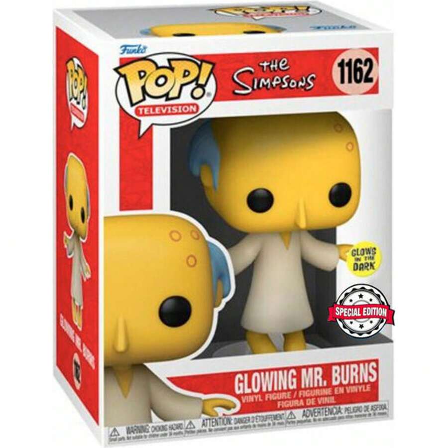 FIGURA POP SIMPSONS GLOWING MR.BURNS EXCLUSIVE - Funko Pop Coleccionable de Edición Limitada - Funko Pop Diseño detallado y Realista - Funko Pop Ideal para Regalo - Funko Pop Gran Variedad de Personajes - Multicolor - Ver 1