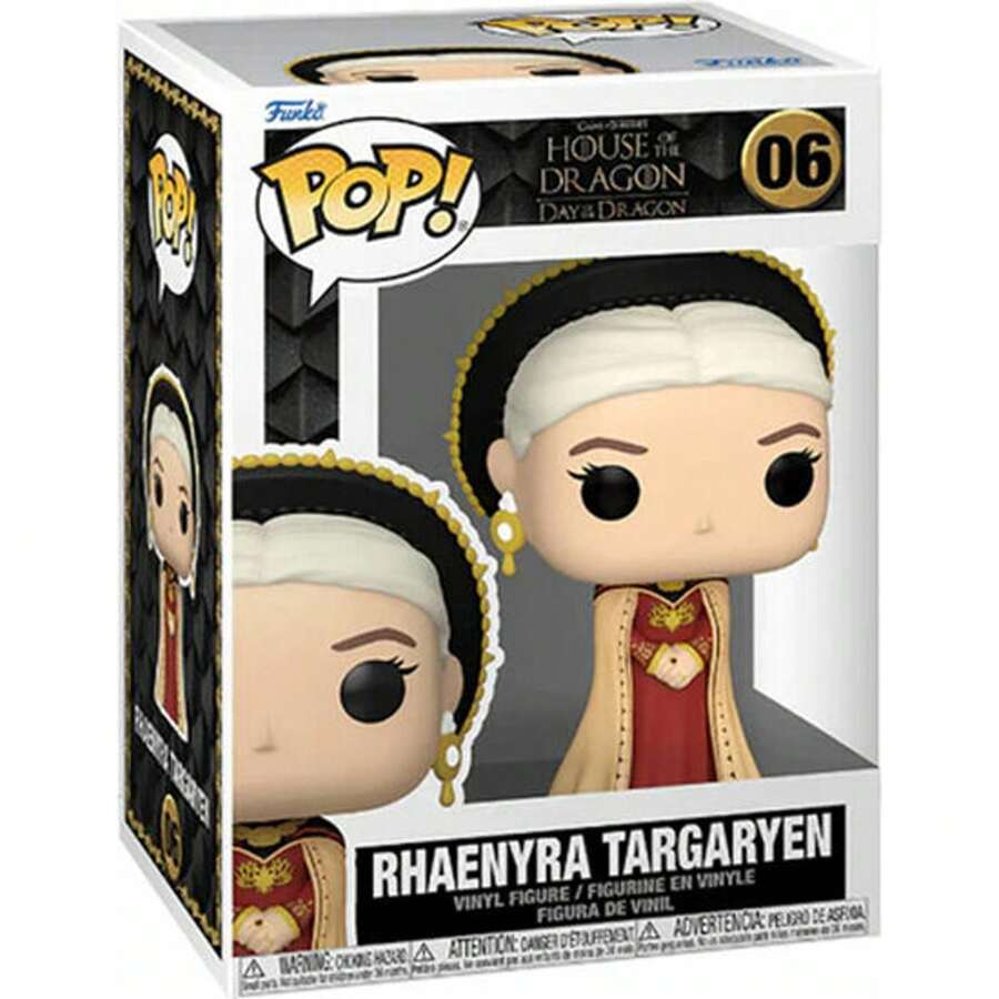 GAME OF THRONES POP FIGURE THE HOUSE OF THE DRAGON RHAENYRA TARGARYEN - Limited Edition Collectible Funko Pop - Funko Pop Detailed And Realistic Design - Funko Pop Ideal For Gift - Funko Pop Great Variety Of Characters - Nhiều màu - Xem 1
