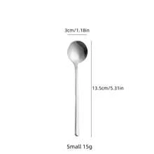 Stainless Steel Coffee Spoons,Stirring Spoons, Cocktail Stirring Spoons For Coffee Tea Dessert Cake Ice Cream Cappuccino