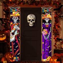 Halloween Decorations Indoor Outdoor Halloween Porch Signs Outside For Front Door Yard Home Decor Front Porch Banners For Halloween Party Home Decorations Fall Autumn,Christmas