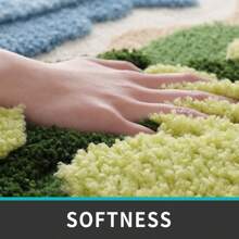 Moss Bath Mat, Ultra Thick Soft Green Bathroom Rug, Water Absorbent Non Slip Microfiber Bath Rugs For Bathroom Floor, Shower, Sink, Bedroom, 20"X32" - Hutan hijau - View 6