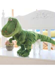 15.7 Inch Plush Dinosaur Animal Plush Toy, Green Tyrannosaurus Rex Animal Plush Toy, Super Soft Cute Cute Pillow Cushion, Rex Plush Doll Gift - Multicolor - View 9