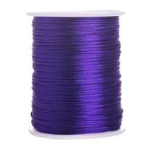 100m/Rolo Cordão Trançado de Nylon de 1,5mm para Nós Chineses, Acabamento, Fabricação de Joias, Pulseiras e Colares