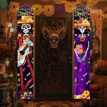 Halloween Decorations Indoor Outdoor Halloween Porch Signs Outside For Front Door Yard Home Decor Front Porch Banners For Halloween Party Home Decorations Fall Autumn,Christmas