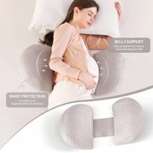 Adjustable Maternity Pillow For Sleeping – Cooling Pregnancy Body Pillow, Removable & Machine Washable, Full Support For Back, Legs & Belly – Comfort For Pregnant Women