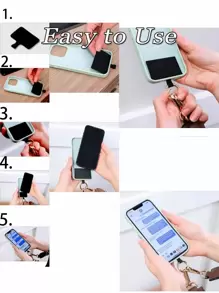 Phone Strap With Zippered Pouch Clip And Go Strap For Phone Cross Body Phone String With Zipper Wallet Pouch Phone Strap Crossbody The Perfect Companion For The Outdoors Perfect For Both Ladies And Men( 1 Is A Non-Detachable Model And The Color Of The Metal Parts Is Random) For Women Wallet Purse Wallet - Beige - View 7