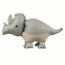 1 件复古哑光 3D 恐龙形状组装铝膜气球生日派对节日森林恐龙氛围装饰球用品，圣诞节 - 恐龍派對 - 查看 9