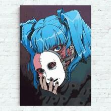 1قطعة لوحة جدارية للألعاب تزيين المنزل والمكتب وغرفة النوم والصالة والمطبخ، لوحة اختيارية مع إطار