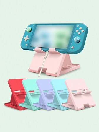 1 st. Verstelbare Desktop Stand Houder Beugel Compatibel met Switch, Switch Lite, OLED, Smartphones - Stevige Ondersteuning