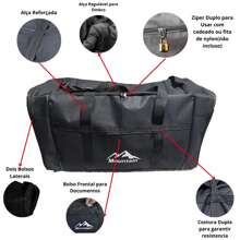 Giant Travel Bag Extra Large XL Sturdy Folding Suitcase 90L Reinforced With Handle Polyester Water Beach Travel Family Business Work Luggage Suitcase Nylon TNT Black Gray Navy Blue Red Green Winter Autumn Summer Unisex Women Men Super Light High Capacity Spacious Compartments Modern Functional Design Waterproof For Sports Gym Camping Outdoor Activities Long Short Trips Ready For Delivery National Product High Quality Best Price Value For Money Comfortable Safe Easy Transport Practical Versatile All Occasions Elegant Style Durability Multifunctional Organized Portable Adaptable Fashion Flexible Utility Wide Capacity Reinforced Zippers Strong Seams Casual Luxury Resistant Foldable Compact Ideal Fitness Picnic Adventure Adjustable Maximum Resistance Reliable Total Integrated Safety Additional Pockets Ergonomic Straps Lightness Comfort Complete Versatility Breathable Factory Manufacturer Best Price - màu đen - Xem 3