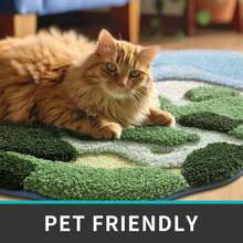 Moss Bath Mat, Ultra Thick Soft Green Bathroom Rug, Water Absorbent Non Slip Microfiber Bath Rugs For Bathroom Floor, Shower, Sink, Bedroom, 20"X32" - 查看 9