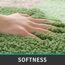Moss Bath Mat, Ultra Thick Soft Green Bathroom Rug, Water Absorbent Non Slip Microfiber Bath Rugs For Bathroom Floor, Shower, Sink, Bedroom, 20"X32" - 查看 6