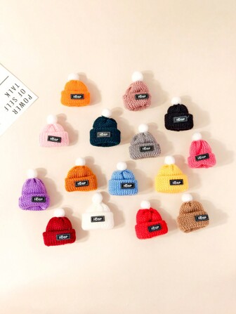 3 件套多色小宠物鹦鹉帽子，适合拍照，温暖舒适，适合秋冬季