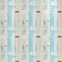 1 Roll Self-Adhesive Wallpaper Sticker Brick Wood Peel And Stick Wallpaper Faux Wood Contact Paper 17.7in*33ft Cover 48 Sq Ft