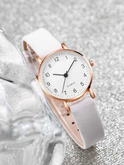 Women Quartz Wristwatches Small Dial Leather Belt view 10