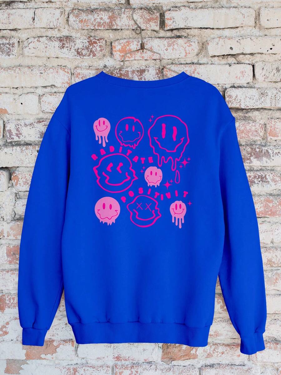 Raditate Positive Smiles GOLA 1183 Fluxo FX Sweatshirt - 寶藍色 - 查看 1
