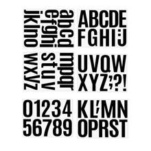 4/6 Stücke/Set wasserfeste Vinyl Buchstaben & Zahlen Aufkleber, 10 cm groß Groß- & Kleinbuchstaben, Symbole, Zahlen Aufkleber (Kombi 12 Stücke Schwarz + Weiß), für Schuldekoration, Heimdekoration, Briefkasten, Regale, Beschriftung, verwendbar auf Briefkasten, Fahrrad, Auto, Fenster, Tür, Schilder, Adresszahlen, Fahrzeug, Heimdekoration, Schulsachen