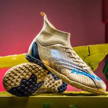 高品质超轻男式 FG 足球鞋防滑舒适耐磨足球场靴