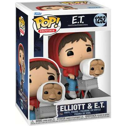 | POP FIGURE E.T THE ALIEN 40 TH ELLIOTT & E.T - Funko Pop Edizione limitata da collezione - Funko Pop Design dettagliato e realistico - Funko Pop Ide
