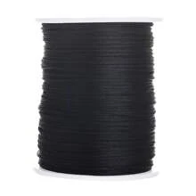 100m/Rolo Cordão Trançado de Nylon de 1,5mm para Nós Chineses, Acabamento, Fabricação de Joias, Pulseiras e Colares