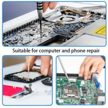 250-500 piezas/set Tornillos de cabeza plana de tipo Phillips M2 M2.5 M3 KM, Set de tornillos para portátil y computadora, tornillos pequeños - Negro - Ver 7