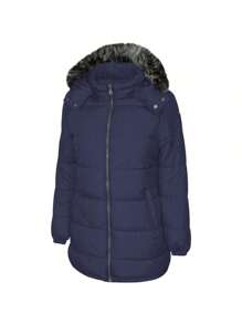 Women's Hooded Jacket With Plush Hat Roosevelt51 - 藏蓝色 - 查看 2